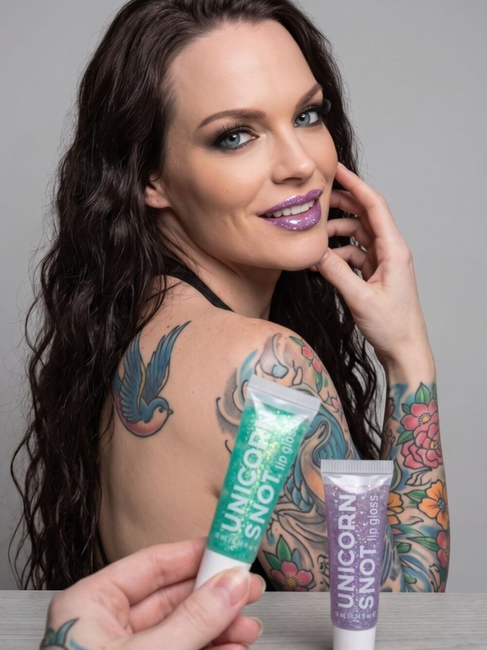 Unicorn Snot ✦ Glitter Lip Gloss ✦ Green or Purple Holographic Sparkle NWT